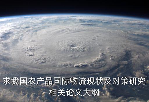 求我國(guó)農(nóng)產(chǎn)品國(guó)際物流現(xiàn)狀及對(duì)策研究相關(guān)論文大綱