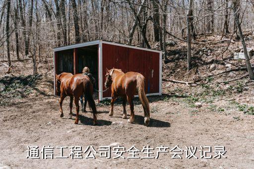 安全生產會議記錄，通信工程公司安全生產會議記錄