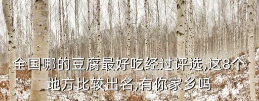 劍門關豆腐,劍門關豆腐的來歷與特點