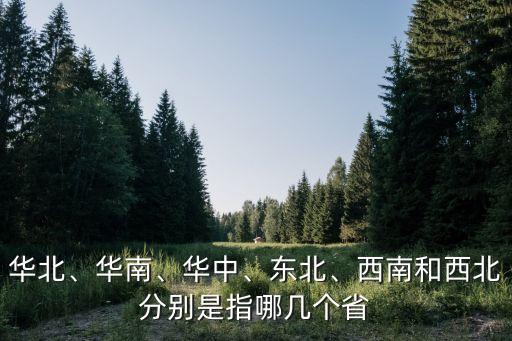 華南地區是指哪里,中國地理大區劃分表出爐華東華南分布在哪里?