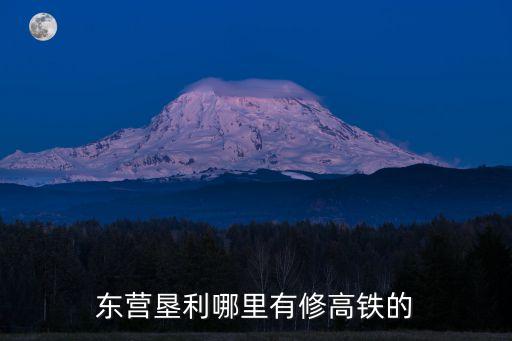 東營墾利哪里有修高鐵的