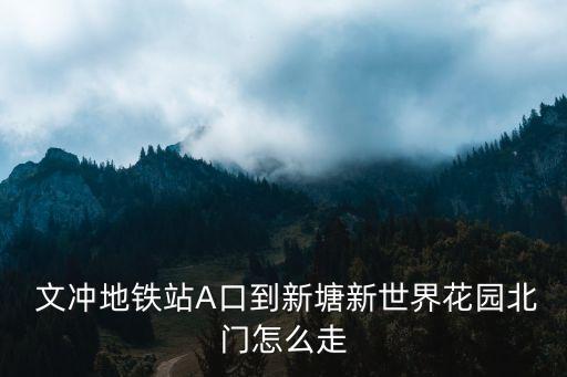 文沖地鐵站,怎么從文沖地鐵站去荔枝灣涌?