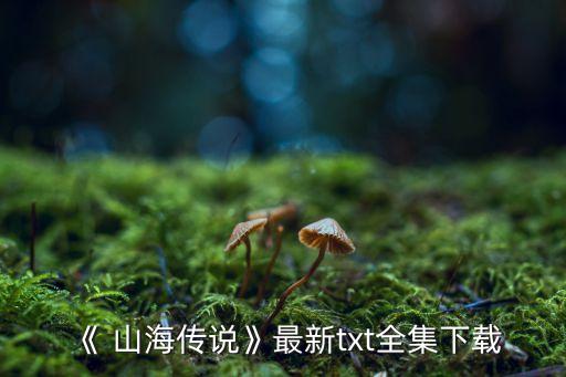 《 山海傳說》最新txt全集下載