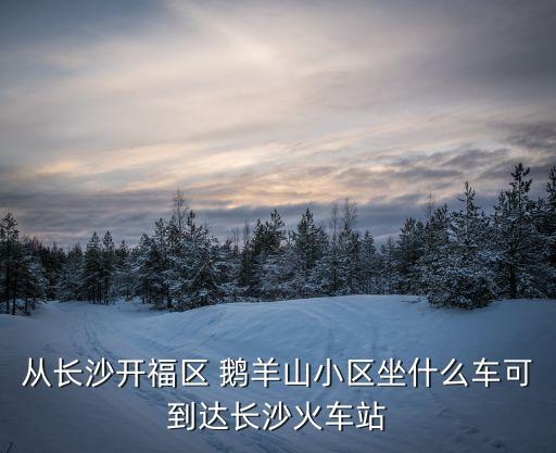 鵝羊山,從鵝羊山小區(qū)坐什么車可到達(dá)長沙火車站?