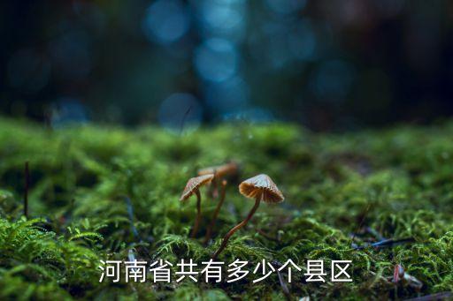 河南省共有多少個縣區