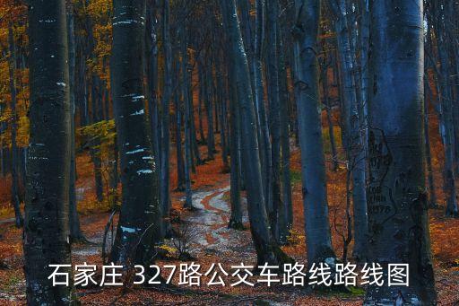 石家莊 327路公交車路線路線圖