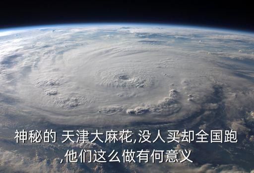 神秘的 天津大麻花,沒人買卻全國跑,他們這么做有何意義