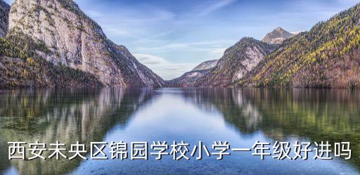 西安未央區錦園學校小學一年級好進嗎