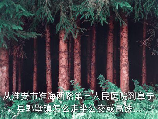 從淮安市準海西路第三人民醫院到阜寧縣郭墅鎮怎么走坐公交或高鐵...