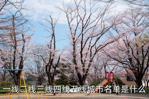 一線二線三線四線五線城市名單是什么