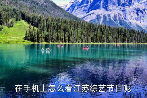 在手機上怎么看江蘇綜藝節(jié)目呢