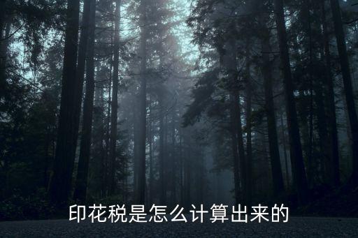 印花稅多少,印花稅收入有多少?看這里!