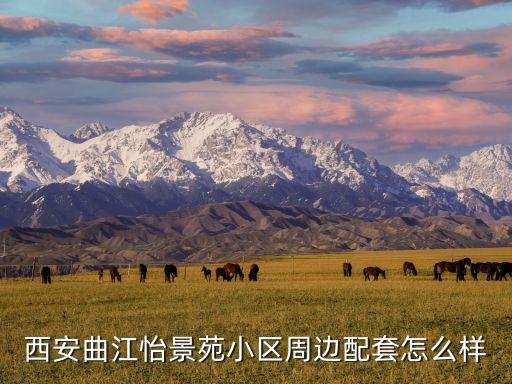 西安曲江怡景苑小區周邊配套怎么樣
