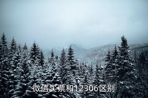 微信買票和12306區別