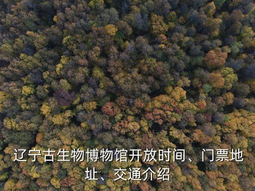 遼寧古生物博物館開放時間、門票地址、交通介紹