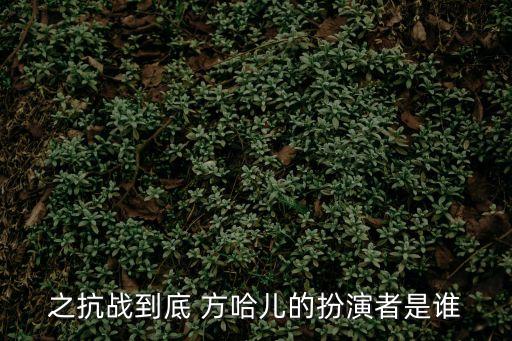 方哈兒,絕地征途方哈兒第16集講述故事