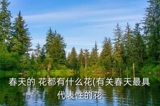春天的 花都有什么花(有關春天最具代表性的花