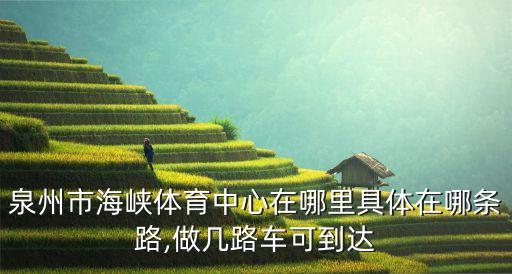 泉州市海峽體育中心在哪里具體在哪條路,做幾路車可到達