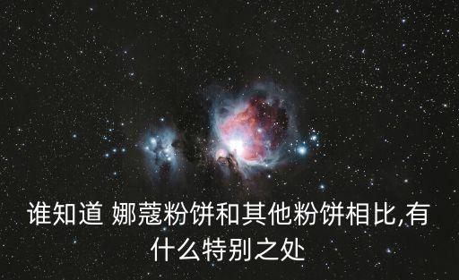 誰(shuí)知道 娜蔻粉餅和其他粉餅相比,有什么特別之處