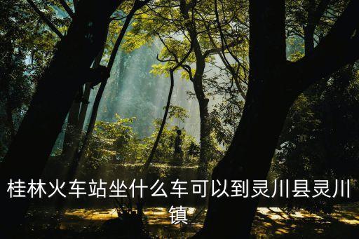 100路公交車,到桂林北站坐公交到靈川鎮可換302路公交車