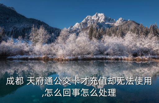 天府通公交卡,成都有天府通公交卡?