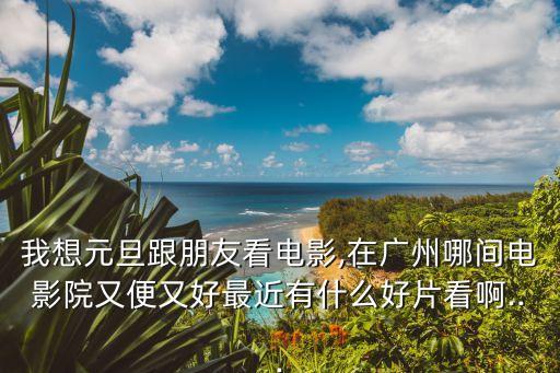 我想元旦跟朋友看電影,在廣州哪間電影院又便又好最近有什么好片看啊...