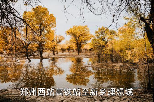 鄭州到新鄉高鐵,從鄭州東到新鄉有高鐵嗎?建議坐鄭新城際公交