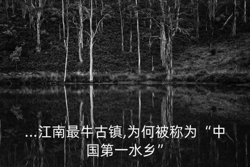 江南第一水鄉(xiāng),被譽(yù)為中國(guó)第一水鄉(xiāng)-周莊古鎮(zhèn)有何特色?