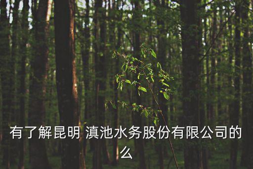 滇池水務,昆明滇池水務第三污水處理廠在哪里?