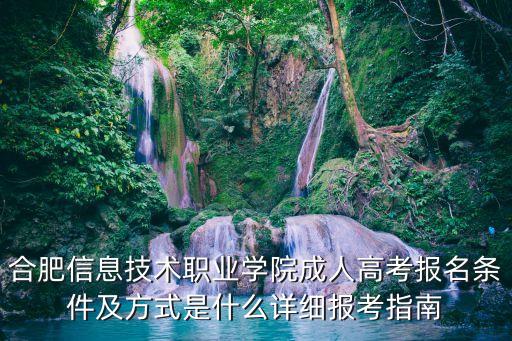 合肥成考報名要求,成人高考報名網(wǎng)站有哪些?