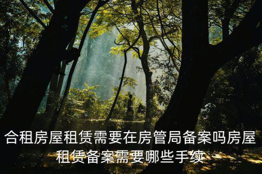 房屋租賃登記備案,房屋租賃登記備案流程如何進行?