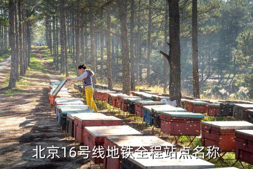 地鐵16號線,北京地鐵16號線一期工程預計2020年通車