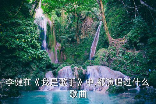 李健在《我是歌手》中,都演唱過什么歌曲