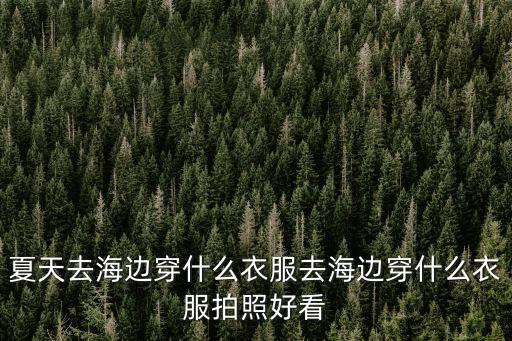 夏天海邊,夏天去海邊穿什么衣服好看?