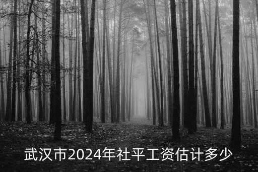 武漢平均工資,武漢2024年社平工資估計多少?