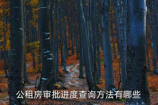 公租房查詢,公租房審批進度查詢方法