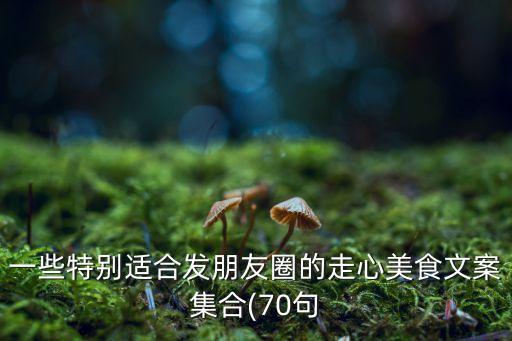 一些特別適合發朋友圈的走心美食文案集合(70句