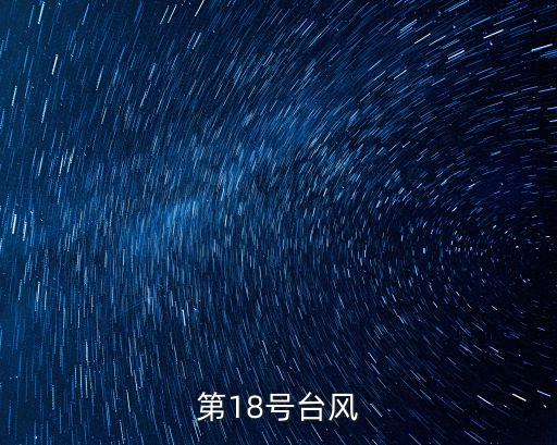 第18號臺風(fēng)