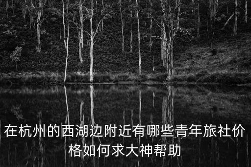 在杭州的西湖邊附近有哪些青年旅社價格如何求大神幫助