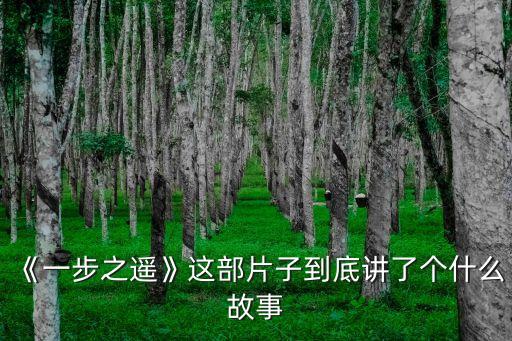 一步之遙電影,《一步之遙》是一部怎么樣的電影?
