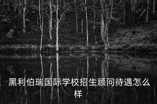  黑利伯瑞國際學校招生顧問待遇怎么樣