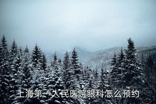 上海第一人民醫(yī)院眼科怎么預(yù)約