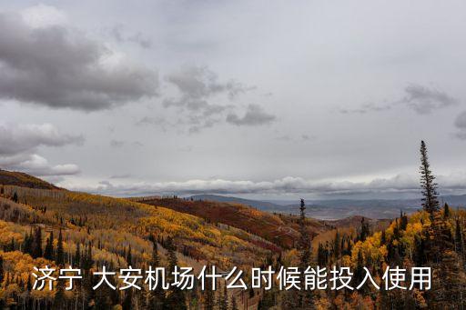 大安機場,濟寧大安機場通航了嗎?一文看懂