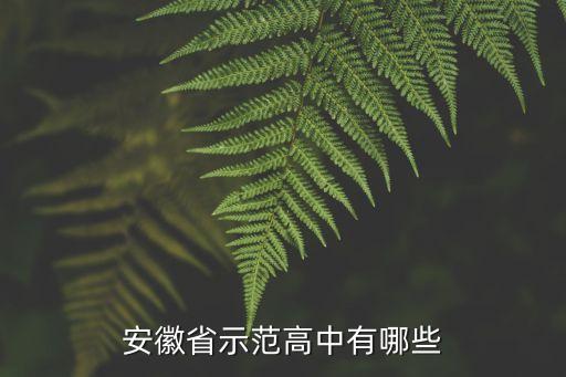 肥西中學,合肥市重點高中學校名單