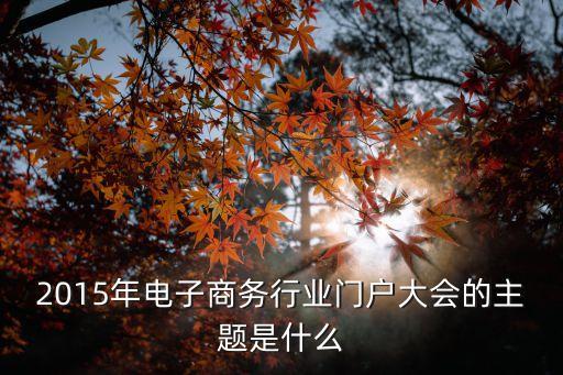 電子商務會議,電子商務不同定義說明了什么?