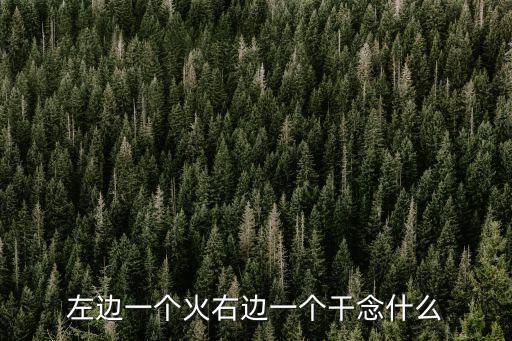 一個(gè)火一個(gè)商,火一個(gè)由念什么?