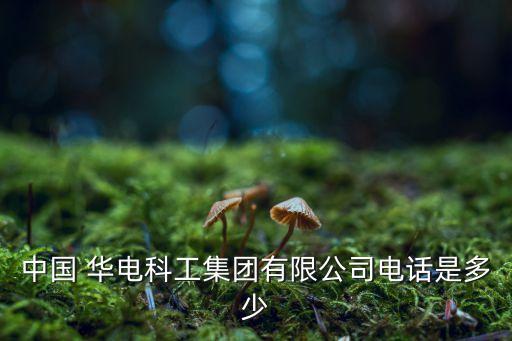 中國 華電科工集團有限公司電話是多少