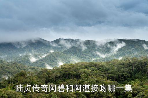 陸貞傳奇阿碧和阿湛接吻哪一集