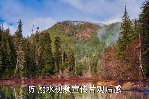 防 溺水視頻宣傳片觀后感