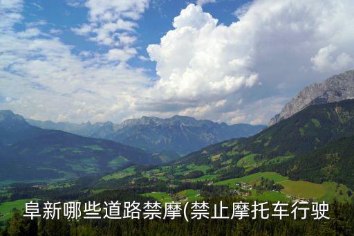 阜新哪些道路禁摩(禁止摩托車行駛